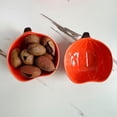 thumbnail image 4 of FYUEROPA Ceramic Pumpkin Ramekins Set, Small Bowls for Baking Souffle, Pudding, Serving Snack, Dessert, 6Oz (10PCS), 4 of 5