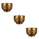 thumbnail image 3 of Matsuzay Brass Fu Bowl Folk Housewarming Gift Chinese Shui Feng  Bowl Traditional Type1 NO1, 3 of 6