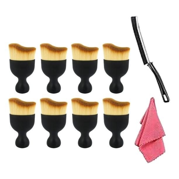 Puntoco Brush - Cepillo para Auto con Caja, Cepillo Suave para Quitar el Interior del Auto, Cepillo para el Interior del Auto, Kit de Belleza para el Auto, Herramientas y Accesorios