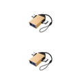 thumbnail image 2 of yingyy Mobile Phone USB to Type-c Adapter High Speed Mouse Card Reader Flash Disk OTG Converter with Lanyard Accessories Gold 2Set, 2 of 6