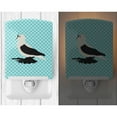 thumbnail image 2 of Caroline's Treasures BB8120CNL Saxon Fairy Swallow Pigeon Blue Check Ceramic Night Light, 6x4x3", multicolor, 2 of 2