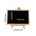 thumbnail image 3 of YIMWNYI Wooden Chalkboard Sign with Stand - Small Blackboard Writing Board for Students, Home Decoration & Crafts - Easy to Clean & Carry, Perfect for Educational Environments, 3 of 6