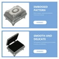 thumbnail image 2 of Retro Metal Jewelry Box European Style Jewelry Box Jewelry Trinket Box Storage Box, 2 of 8