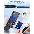 thumbnail image 4 of Funda Cartera COOYA para Samsung Galaxy A35 6.6" Doble Capa Azul, 4 of 7