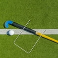 thumbnail image 4 of OULII 5 Pcs Guichets de Croquet Argentés pour Jeux Extérieurs en Fer pour Pelouse, 4 of 8