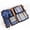 Navy, variant on Home Textile Storage,Compression Packing Cubes For Luggage Set Of 8 Travel Storage Bags For Clothes/Cosmetic/Shoes/Electronics