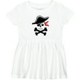 thumbnail image 3 of Inktastic Pirate Skull and Cross Bones Girls Baby Dress, 3 of 5