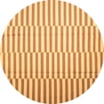 thumbnail image 1 of Ahgly Company Indoor Round Abstract Brown Contemporary Area Rugs, 4' Round, 1 of 4