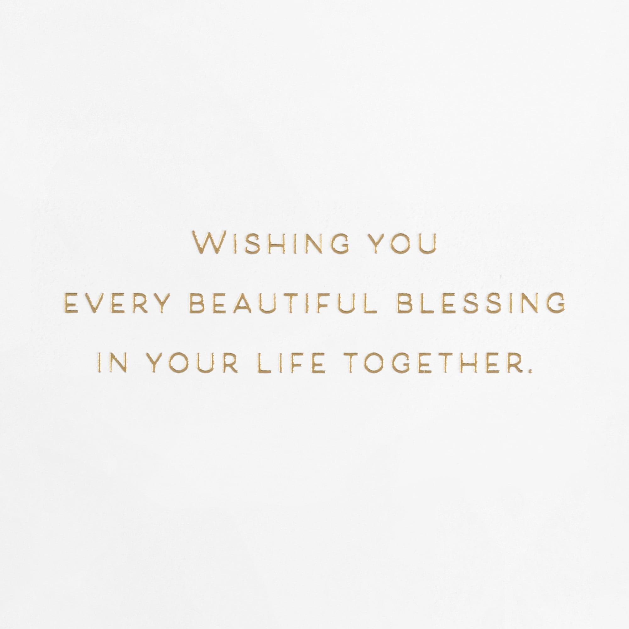 Hallmark Signature Wedding Card (Beautiful Blessings)