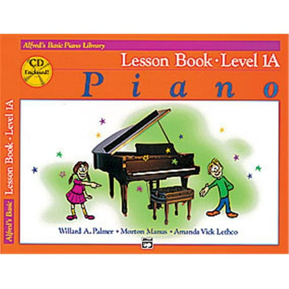 Alfred 00-20656 Cours de Piano de Base - Leçon 1A - Livre de Musique