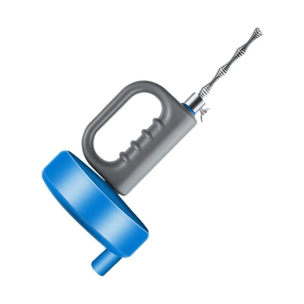 Inteprter Serpiente de barrena de varilla Flexible para desbloquear bloqueos de alcantarillado de cocina y baño multifuncional Suministros de limpieza para el hogar azul 7M