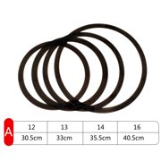 LeeQinersw Konka Drum DIY Buffalo Drum Skin Head 2 13 14 16 Black 12 13 14 16