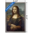 thumbnail image 3 of Mona Lisa by Leonardo da Vinci Wall Poster, 14.725" x 22.375" Framed, 3 of 6