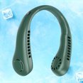thumbnail image 4 of Ventilador de cuello sin aspas Mini ventilador de carga USB para exteriores (pantalla digital verde), 4 of 6