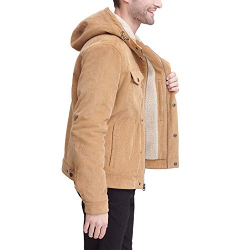 Levi's Men's Corduroy Sherpa Hooded 