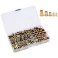 thumbnail image 4 of 150 unids/caja Tuerca de remache chapada en zinc mezclado Tuerca de remache roscada Tuerca de inserción Juego M4-M10 VoborMX herramienta, 4 of 8