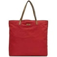 thumbnail image 2 of Pre-Owned Gucci Tote Bag ec-22668 Red 295252 Nylon Leather 467891 GUCCI GG Satin A4... (Fair), 2 of 11