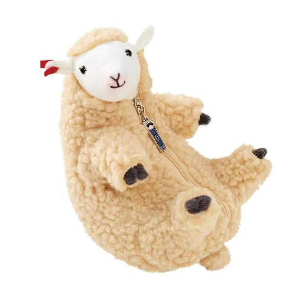 Cordero que no se puede vestir, juguete de peluche de cachemira, cordero de peluche adecuado para niñas y niños, bebés recién nacidos
