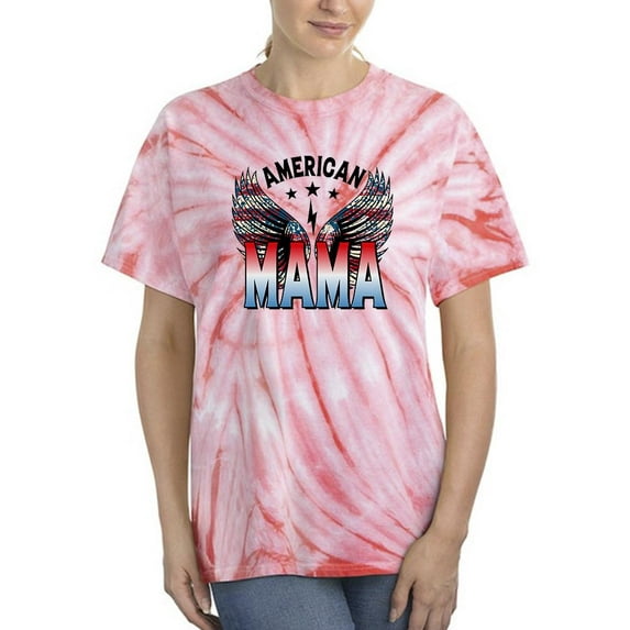 American Mama Oldschool Tie Dye Cyclone Women -Image by Shutterstock, Female Medium
