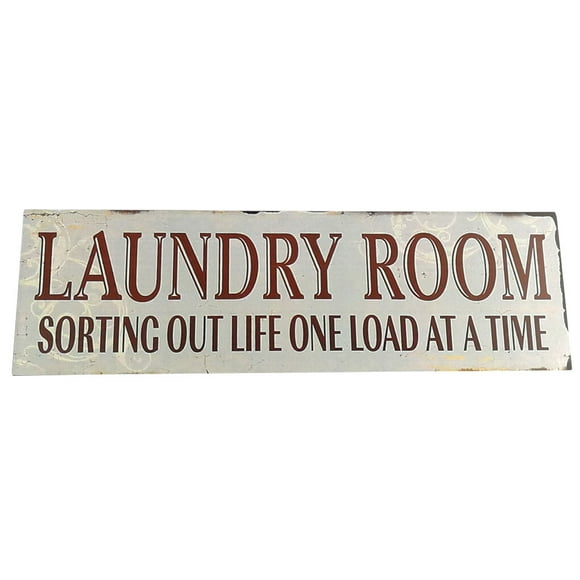 Washhouse Laundry Room Letters Wood room plank Warning sign Board Wall Hanging Notice Plank Panel Warning Sign Plaque Decor