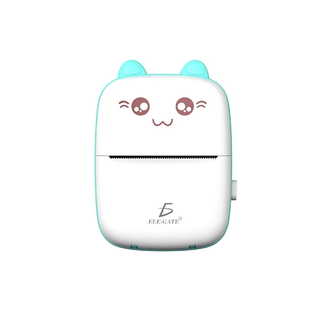 Mini Impresora Térmica Portátil Bluetooth Para Celular PC Azul Elegate IM.04