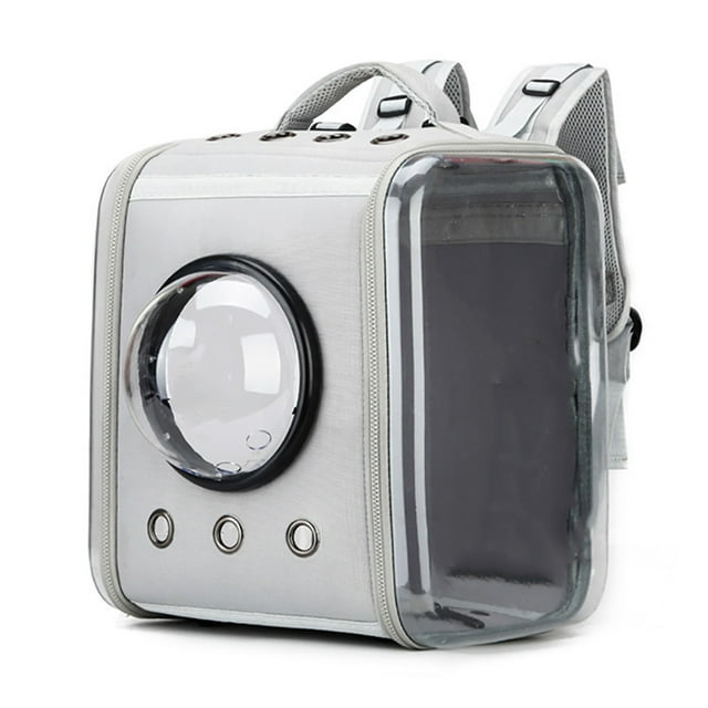 Pet Transparent Backpack Breathable Portable Cat Bubble Bag Dog Carrier Backpack