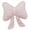 Light Pink, variant on Siruishop Plush Bow Throw Pillow Aesthetic Multifunctional Ornament for Bed Cafe Couch Light Pink