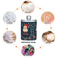thumbnail image 6 of Yayeee 4 Pack Qtip Holder Bathroom Cotton Swab Canister with Lid Clear Dispenser Set, Blue Christmas Santa, 6 of 6