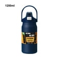 thumbnail image 3 of Transemion 40 Oz Water Bottle Insulated Technology Easy To Clean Outdoor Activities Takeya Water Bottle 40 Oz blue 1200ml, 3 of 6