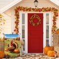 thumbnail image 5 of Versatile Cute Hello Thanksgiving Day Large Garden Flag Deco for Porch Balcony 28x40 Inches Durable Double Side Outdoor Garden Flag Washable Happy Thanskgiving Garden Flag for Outdoor, 5 of 6