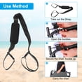 thumbnail image 4 of Uxcell 2Pcs Carrying Beach Chair Straps Adjustable Beach Chair Straps Black, 4 of 7