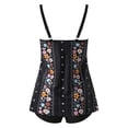 thumbnail image 4 of WILLBEST Traje de Baño de Dos Piezas para Mujer, con Pantalones Cortos, Talla Grande, Estampado, Espalda de Tiras, conjunto, 4 of 5