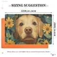 thumbnail image 6 of Yayeee Doormat for Indoor Entrance 32" x 20" Non Slippery Floor Rug, Flowers and Dog, 6 of 8