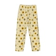 thumbnail image 5 of Xecao Sunflowers Bee Men's Straight Lounge Pajama Pants: The Ultimate in Comfortable Sleepwear, 5 of 9