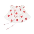 thumbnail image 5 of Xfvqtps Baby Summer Sun Hat Infant Toddler Boys Girls Bucket Hat Lace up Cute Print Ear Wide Brim Beach Breathable Sun Protection Hat, 5 of 9