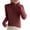 Red, variant on Drses Women's Turtleneck Wool Pullover Fall Winter Warm Sweater Soft Long Sleeve Knitted