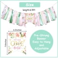 thumbnail image 7 of Floral 1st Birthday Decorations Girl - Isn’t She Lovely Isn’t She Onederful High Chair Banner, Flower First Birthday Decorations for Baby Girl, Pink and Green Floral Party Decorations, 7 of 7
