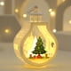 thumbnail image 2 of Portavelas de Navidad con luces de viento | Adornos decorativos de luz nocturna de aleación, diseño de copo de nieve, regalos festivos de vacaciones, decoración de mesa elegante, lámpara de acento, 2 of 6