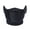 Black, variant on Windproof Biking Face Cover Cold Weather Mask Breathable Fleece Half Mask for Outdoor Skiing and Cycling