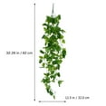 thumbnail image 2 of 2Pcs Simulation Green Plant Artificial Green Vine Fake Grape Leaf for Decoration, 2 of 9