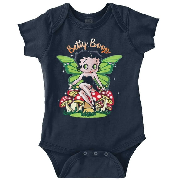 Betty Boop Mushroom Fairy Wings Bodysuit Jumper Girls Infant Baby Brisco Brands 12M