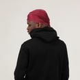 thumbnail image 3 of PBPBOX Satin Scarf Dark Red 1Pcs Lightweight Turban Accessories for Women Various Occasions, 3 of 6