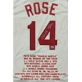 thumbnail image 2 of Pete Rose Signed Autographed White Stats Jersey Pete Rose Exclusive Hologram, 2 of 4