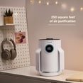 thumbnail image 4 of Shark NeverChange Compact Pro 250 Sq Ft HEPA Air Purifier, 5-Year HEPA-Exceeding Filter, Captures Pollutants, Pet Dander, Dust, and Smoke, HP072WH White, 4 of 9