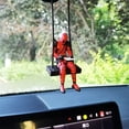 thumbnail image 1 of Figuras de acción de Anime para niños, muñecos de Spiderman, Marvel, Venom, Deadpool, coche colgante, decoración colgante, juguete Interior, regalo de cumpleaños（8，, 1 of 5