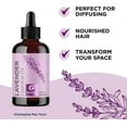 thumbnail image 6 of Lavender Essential Oil for Sleep Diffuser - Lavender Oil for Hair Skin and Body - Scented Oils for Aromatherapy with Pure Essential Oils for Candles Humidifier and Soap Making 4 fl oz, 6 of 10