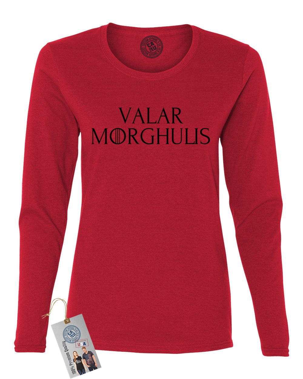 Custom Apparel R Us Game Of Thrones Valar Morghulis Shirt Womens