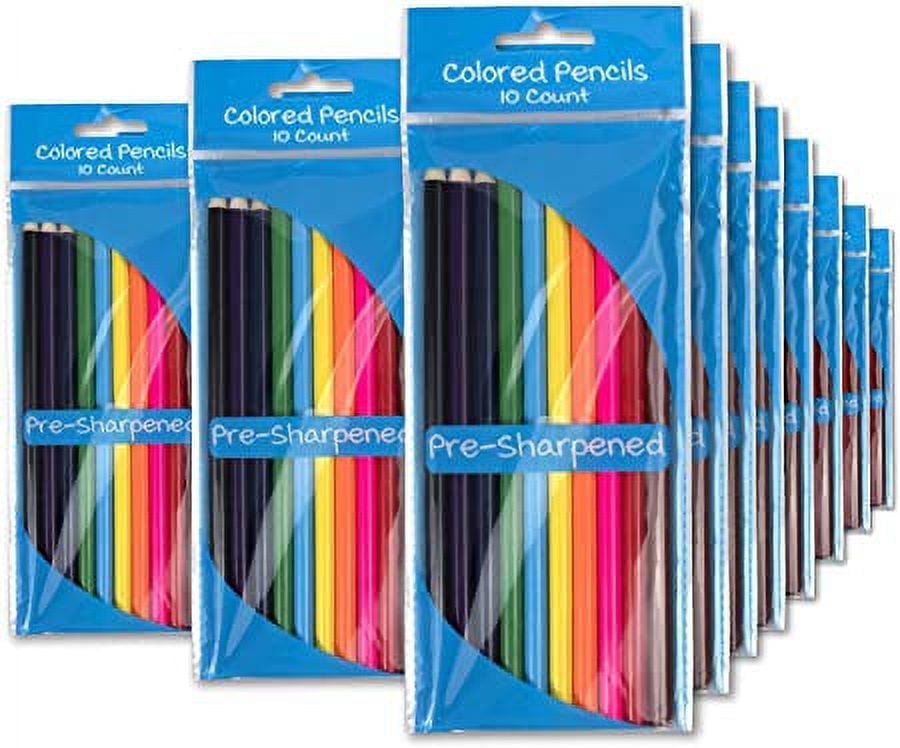 Trail maker Colored Pencils Bulk 100 Packs for Classrooms, Artists, Kids, Adult Coloring, Colored Pencils in Bulk (100 Pack)