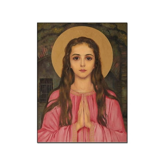 Saint Philomena Canvas Posters Canvas Painting Wall Art Poster for Bedroom Living Room Decor