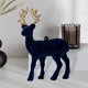 thumbnail image 5 of Figuras de reno, alce y ciervo para decorar el árbol de Navidad. Azul, 5 of 8